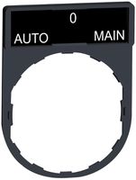 Plaquette Schneider Electric Auto-O-Main