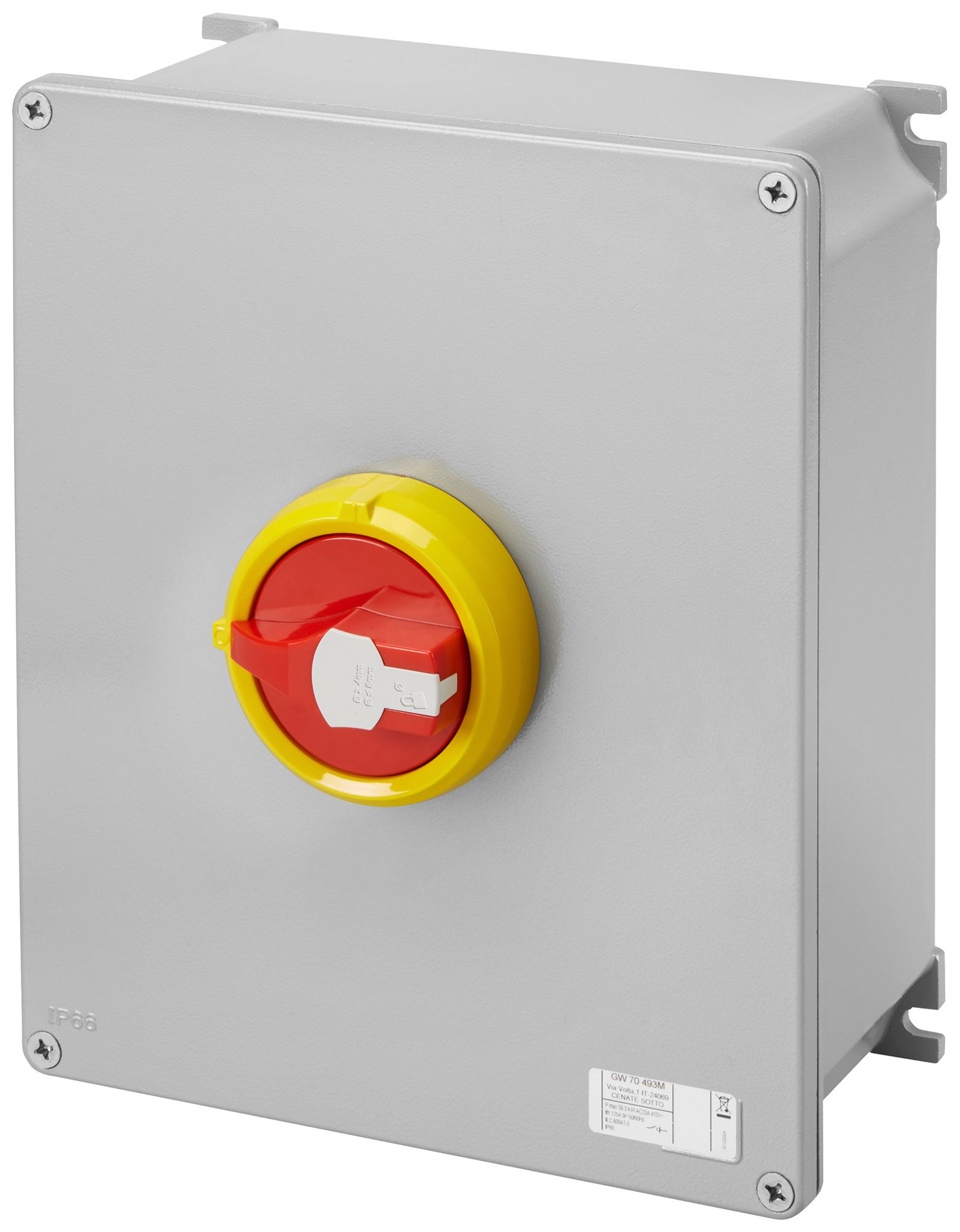 Interruttore arresto emergenza AP Gewiss 70 RT HP 3P 100A IP66