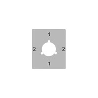 Disco indicatore FLF 2-1-2-1 per interr.rotativo FH