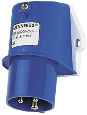 Wandstecker CEE Mennekes 2LPE 16A 6h 230V IP44