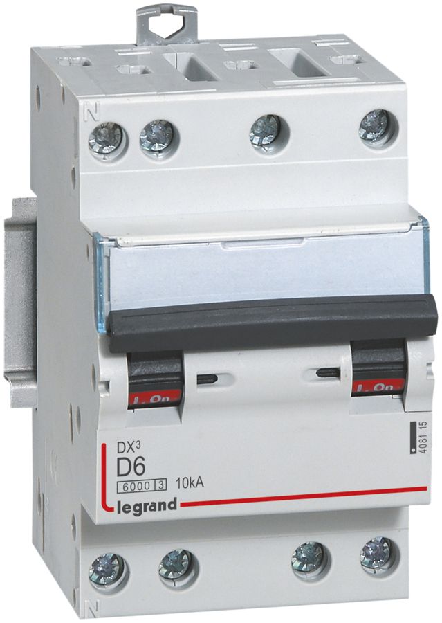 Disjoncteur Legrand D 4P 32A 6000A/10kA