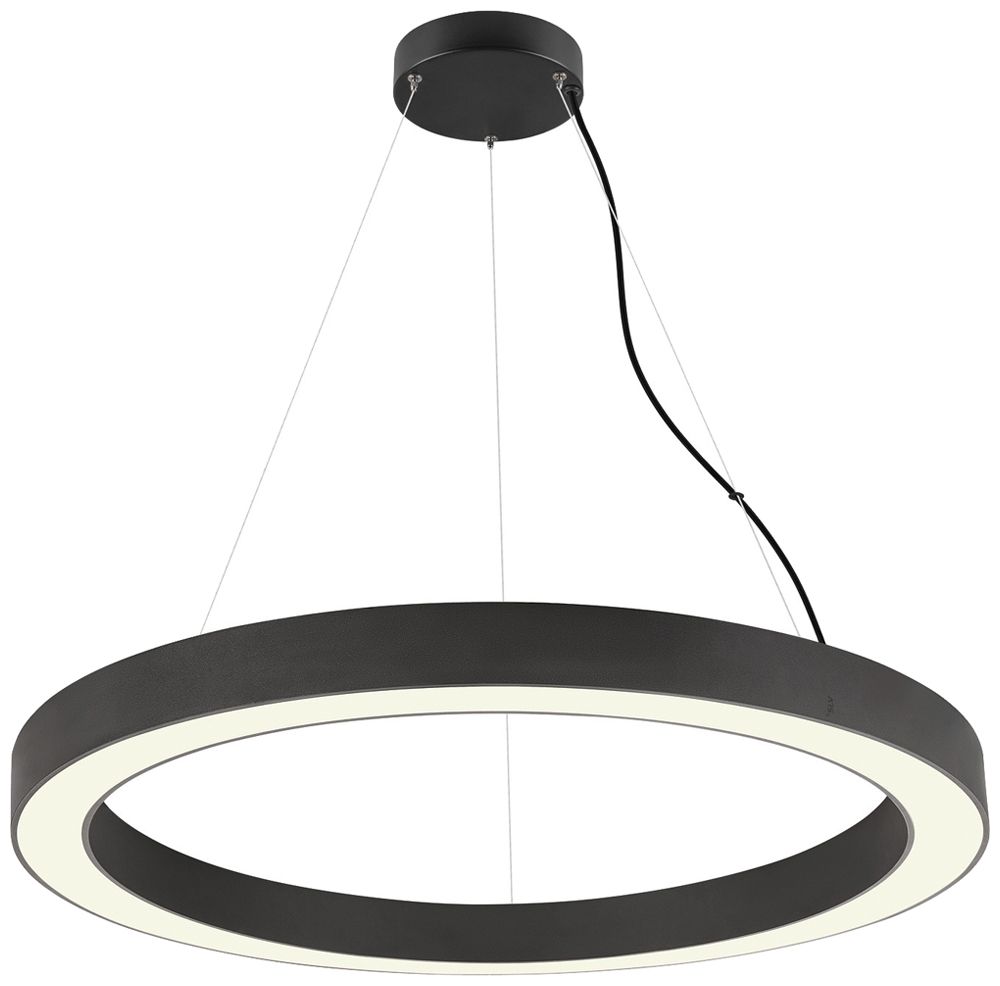 LED-Pendelleuchte SLV MEDO RING 90 42W 5000lm 930/940 DALI Ø900mm schwarz
