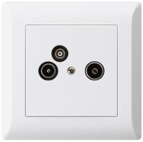 Presa antenna INC R/TV/dati kallysto.line 19dB bianco