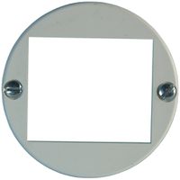 Disco frontale 43/4×RJ45 bianco