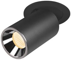 EB-LED-Spot SLV NUMINOS PROJECTOR M 17.5W 1550lm 930 20° Ø80×130mm sz/Cr