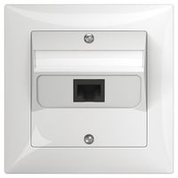 Boîte de raccordement ENC SIDUS 1×RJ45 blanc brillant