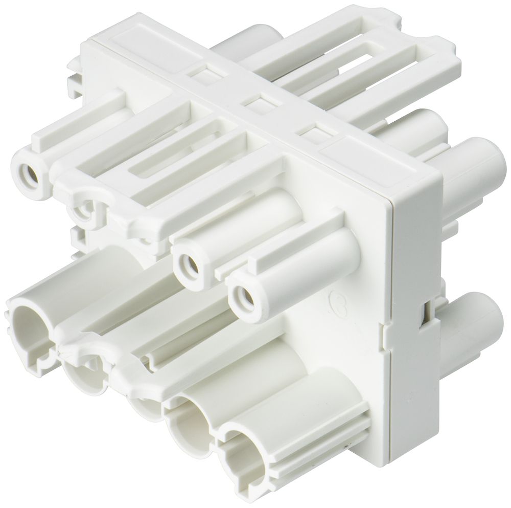Bloc de distribution-H Wieland 5P GST 18i5 blanc