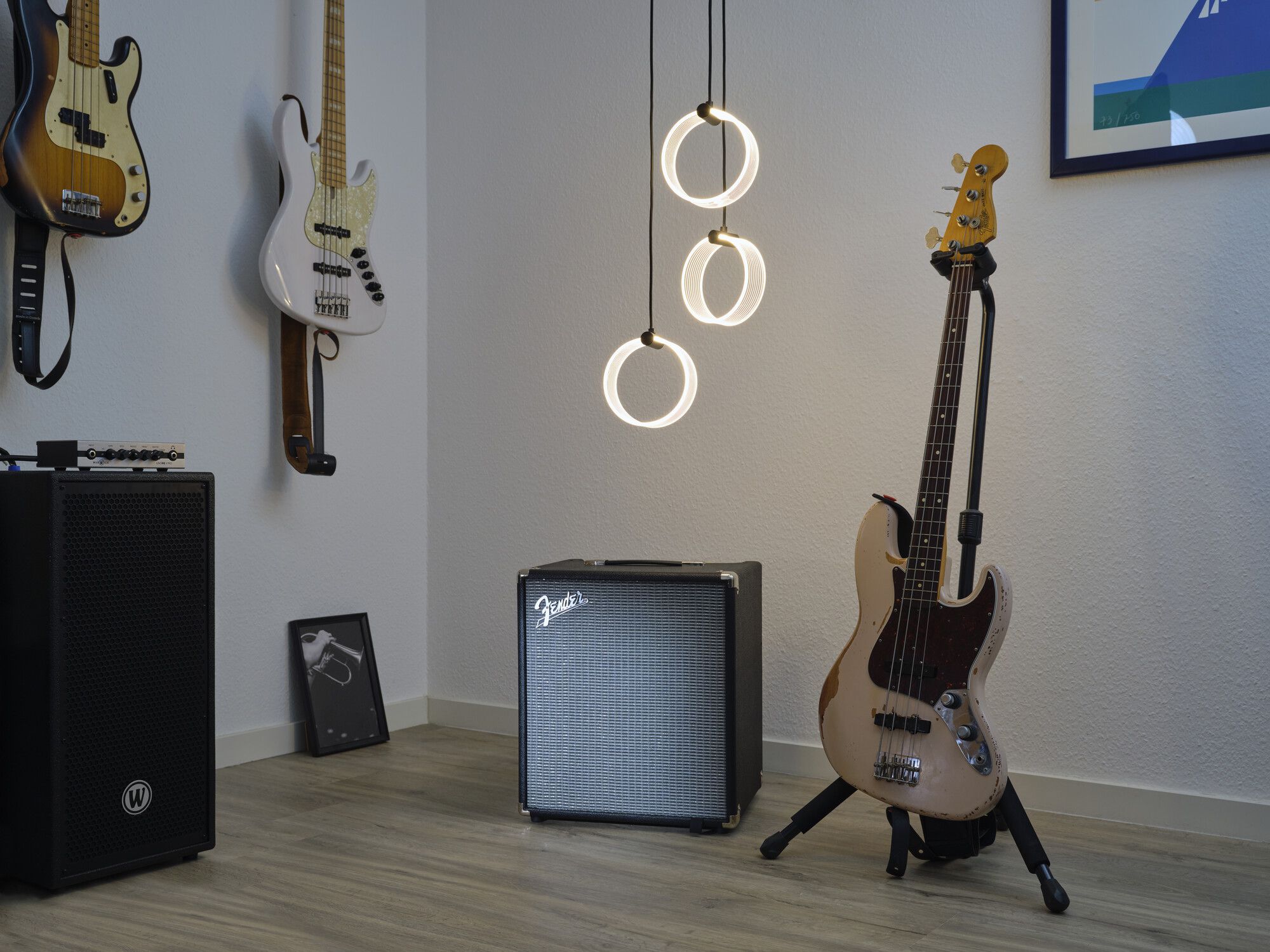 Lampada sospesa LED LEDVANCE Decor Circle 20W 1300lm 865 Ø160m×300mm nero