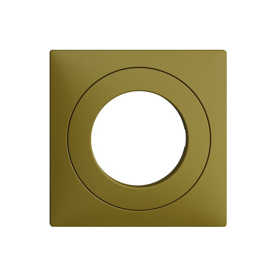 Kit frontale EDIZIOdue olive 60×60mm per interr.a chiave