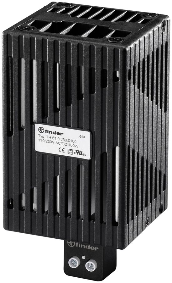 Dispositif de chauffage Finder 100W sans ventilateur 4A 230VAC