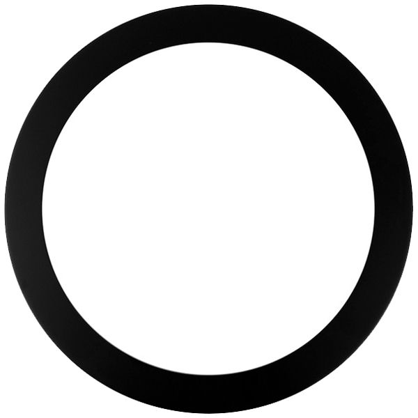 Abdeckring LEDVANCE UNIVERSAL Ø301×22mm Stahl schwarz