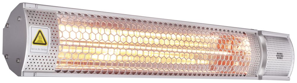 Radiateurs infrarouges VENUS 2kW 230V 1.6kg 67.3×10.6×7.2cm argent IP65