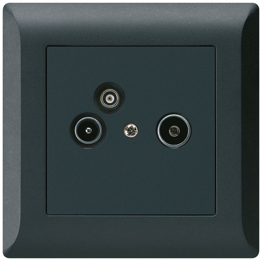 UP-Antennendose R/TV-Daten kallysto.line 2GHz 19db schwarz