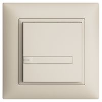 Poussoir KNX RGB ENC EDUE FMI, 250mW, a.LED RGB, papier, 1×pouss., 1×touche, cr