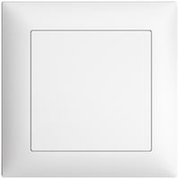 UP-Blindabdeckung EDIZIOdue weiss, ohne Zentrumsschraube