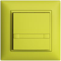Poussoir ENC KNX 1× EDIZIOdue colore lemon RGB sans LED avec insert papier