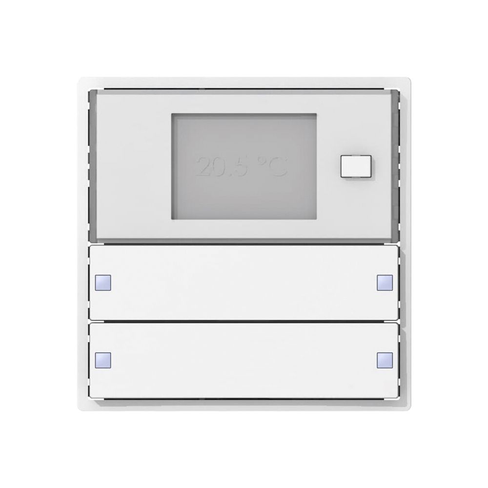 Corona p.termostato amb. SIDUS KNX RTR Design tipo ZE 2/4, bianco
