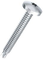 Vite di foratura a testa bombata FERRONORM TX15mm Ø3.5×13mm acciaio zincato