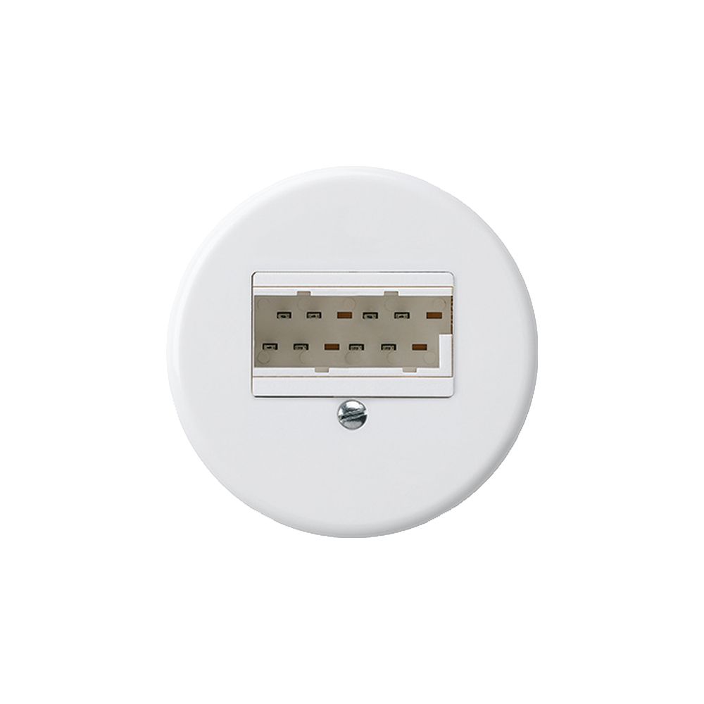 Insert pour boîte ENC basico 2×TT83 blanc