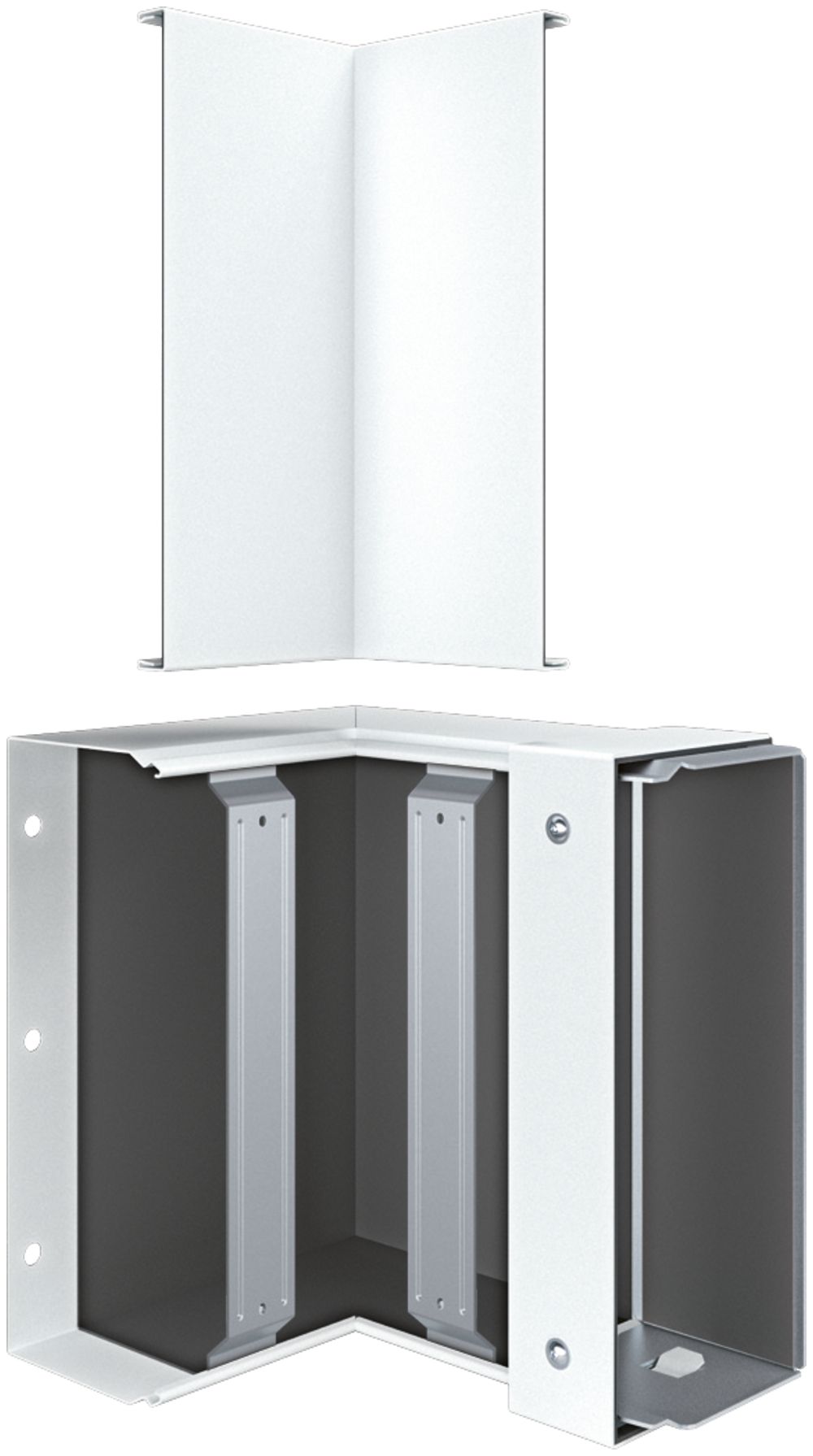 Angle intérieur tehalit FWK-Plus 100×250mm blanc trafic