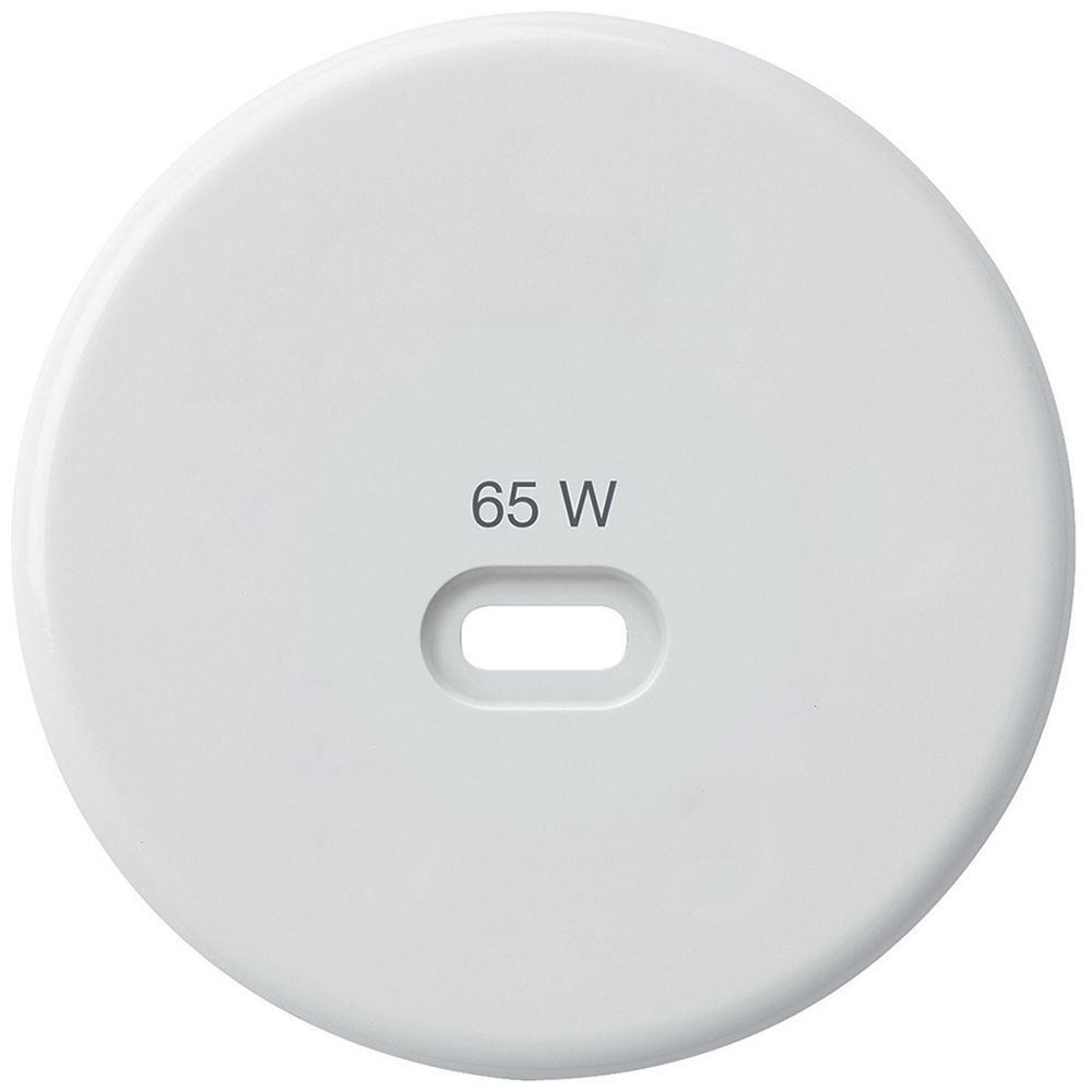 Disco frontale Hager basico, per presa di ricarica USB tipo C, bianco