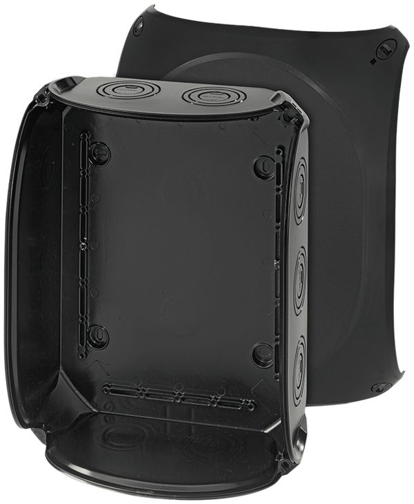 Boîte de dérivation AP Hensel KF B 35mm² sans bornes noir