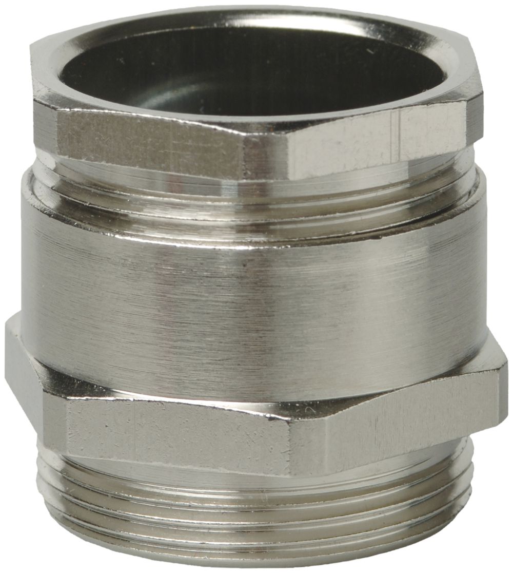 Kabelverschraubung PROCON M25×1.5mm aus Messing, vernickelt