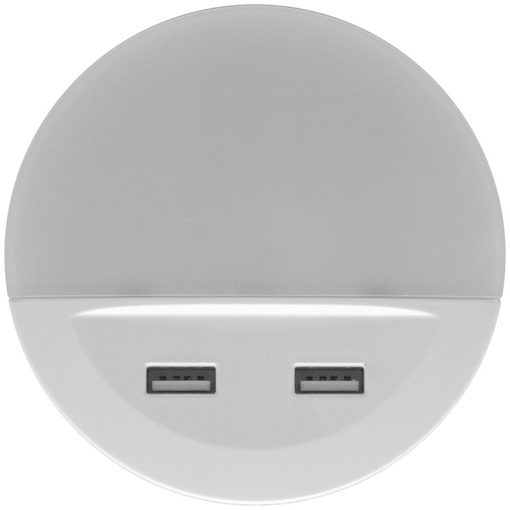 Luce notturna per prese LDV LUNETTA LED, bianco