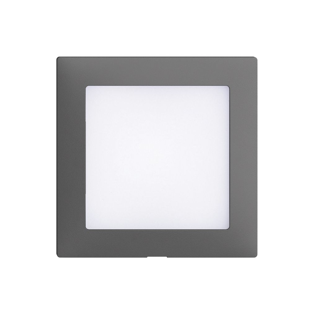 Kit frontale EDIZIOdue grigio scuro 60×60mm per lampada LED