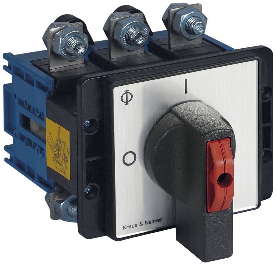 Interrupteur sectionneur INC 3P p.mont.front., 250A, 0-1, arg,88×88mm,verr.no/ro