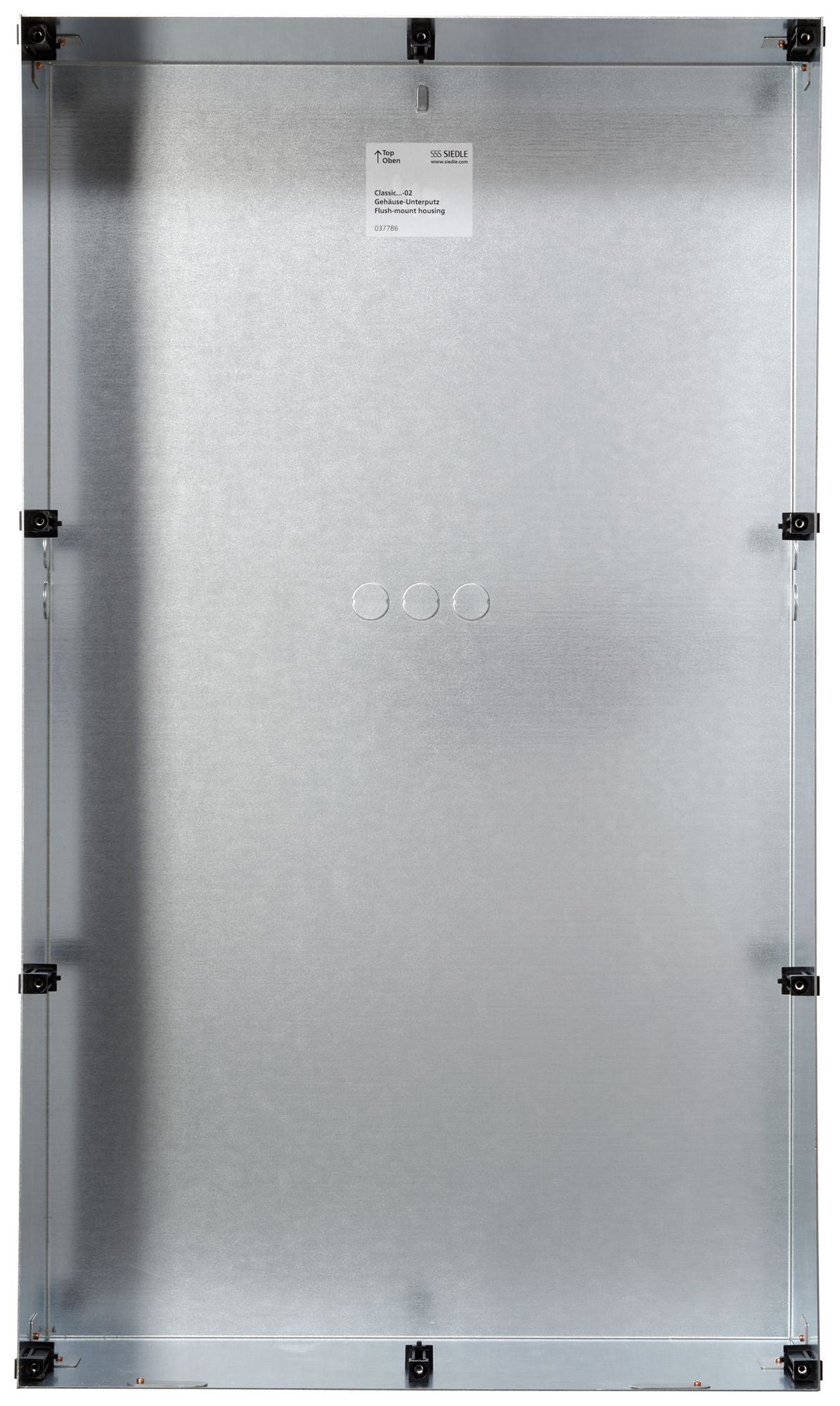 Boîtier ENC Siedle Classic 1× 446×762×175mm argent