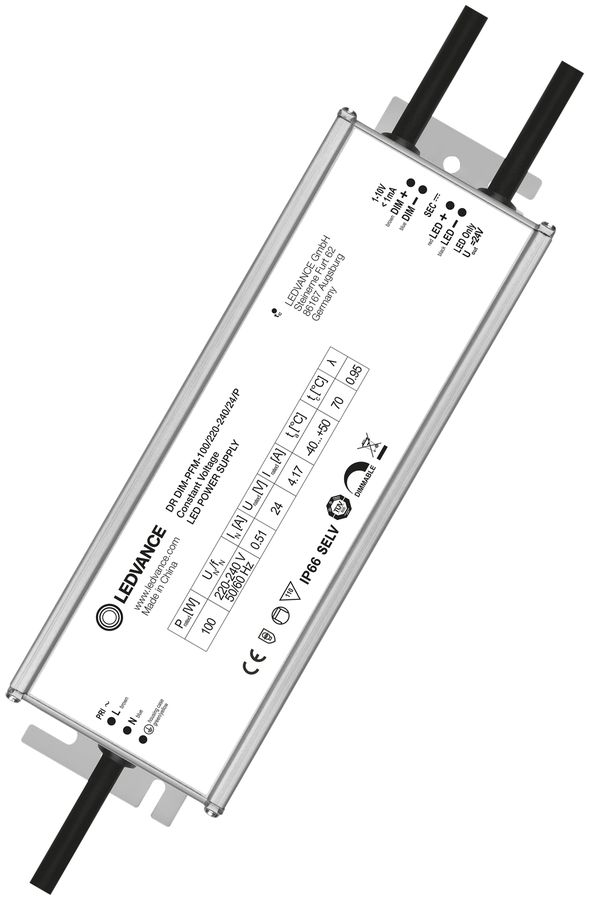 LED-Konverter LDV PERFORMANCE DIM 1…10V, 24V 100W 233×74×42mm IP66