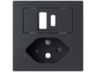 UP-Frontset ABB Sidus USB-A+C + T13 60×60mm an IP20