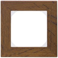 Abdeckrahmen KAL.art 1×1 94×94mm Räuchereiche