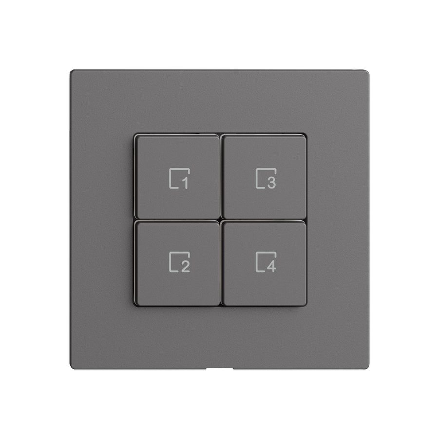 Comando per pulsante scene EDIZIOdue Wiser 4 scene 4t grs