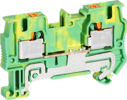 Morsetto di passaggio Push-In 0.2…6mm² verde/giallo