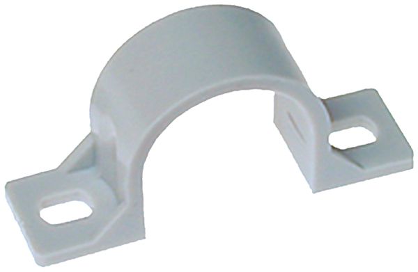 Bride 2 vis PA/GFK M32 gris clair