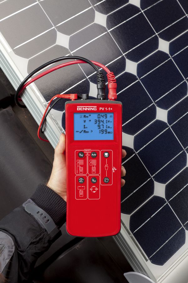 Installationstester-Set Benning PV 1-1+ Photovoltaik 1000VDC 0.2…40A 0.05…199MΩ