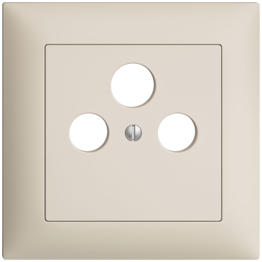 UP-Frontset EDIZIOdue crema 88×88mm