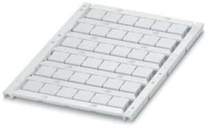 Bezeichnungskarte UCT-TM 10 weiss für Klemmen 8.9×9.6mm