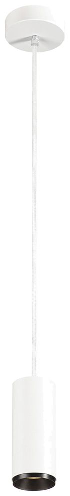 LED-Pendelleuchte SLV NUMINOS S PHASE 11W 1020lm 3000K 36° Ø65×162mm weiss