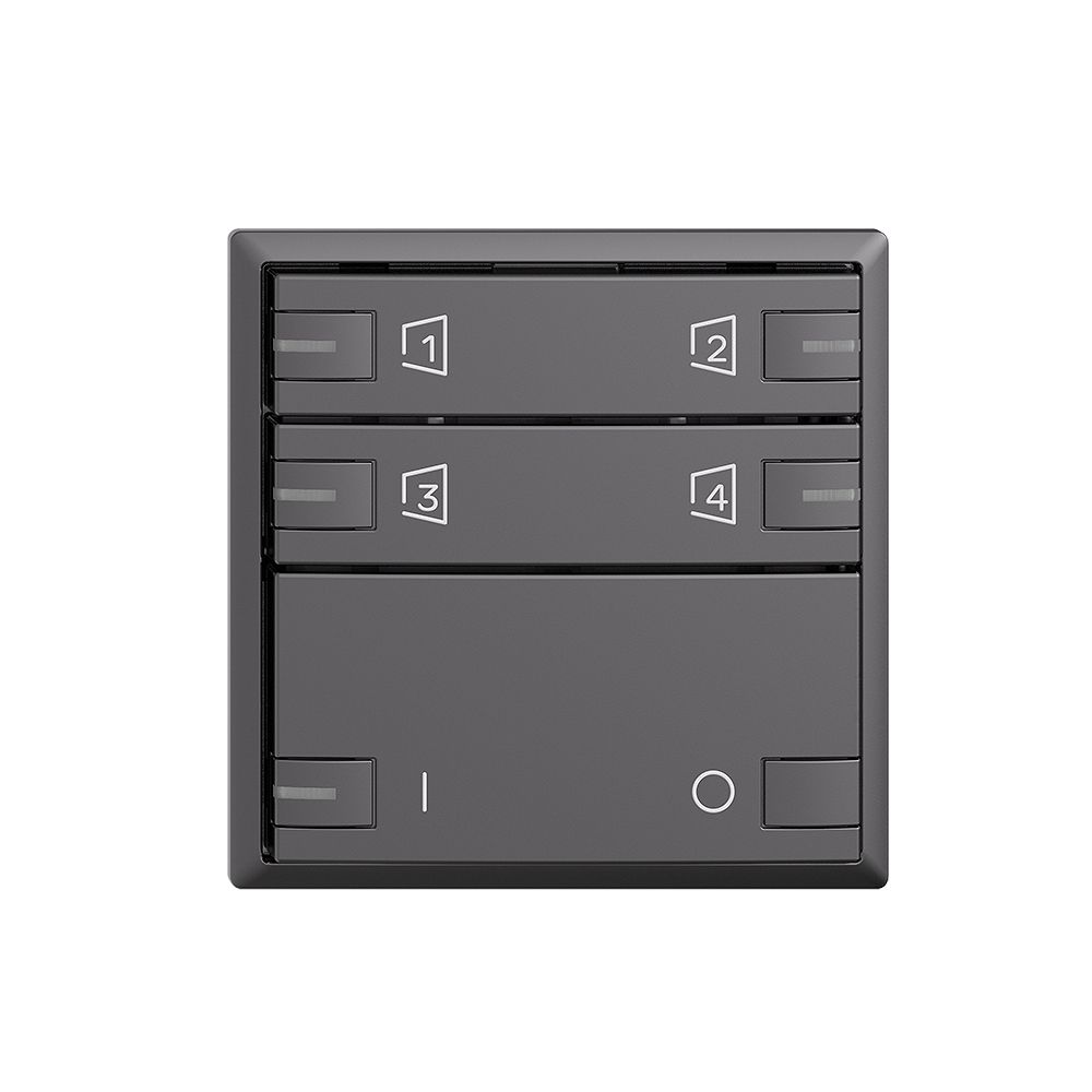 Kit de montage Edue zeptrionAIR, WLAN, ON/OFF, LED-RGB, 2×touche, 2×comm.grf