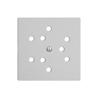 Frontplatte EDIZIOdue 3×T12 hellgrau