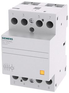 REG-Schütz Siemens SENTRON INSTA 5TT5 220…230V AC/DC 4NO 40A 400V 3TE