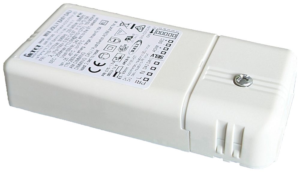 Alimentation LED MINI JOLLY EASY DALI AM 0.3…25W 2…54V 150…900mA 0-10V