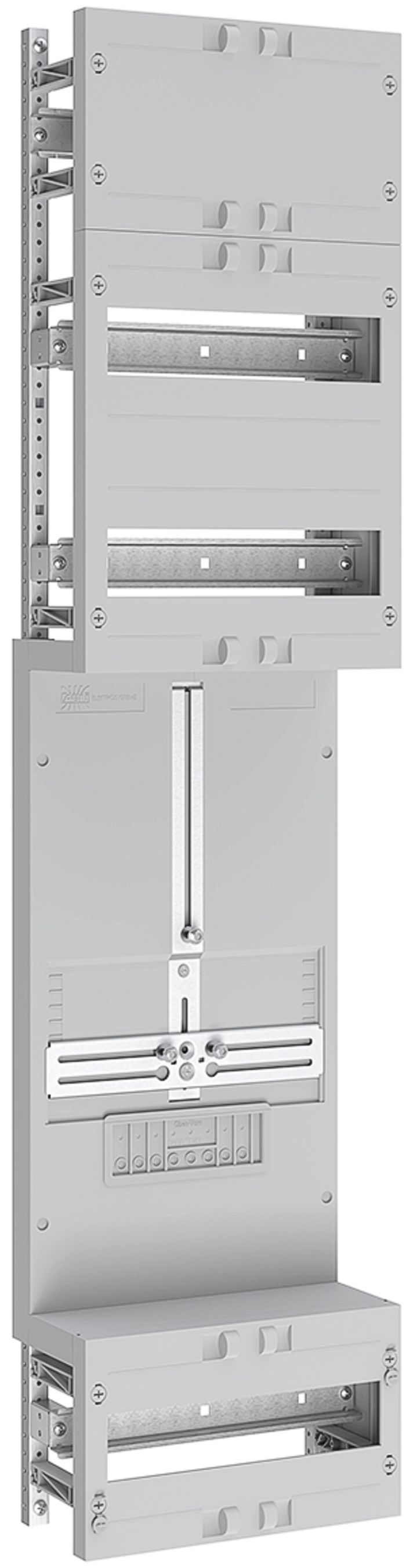 Montant complet SE Prisma XS 1 tableau compteur 1 part 7 rangées 250×1050mm