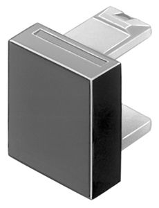 Cofano pressione EAO01 13×13mm trasparente, per spessore, verde