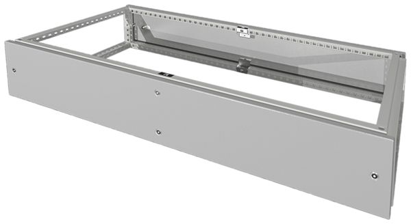 Aufsatzrahmen Rittal VX 8618.531 1200×200×600mm Dachbeplankung grau