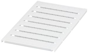 Bezeichnungskarte PX UC-TM 8 weiss für Klemmen 8.2mm Grösse 7.6×10.5mm