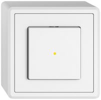 Interrupteur à poussoir lum.AP EDIZIO.liv SNAPFIX® 3/2L lent.front.KS jaune bc